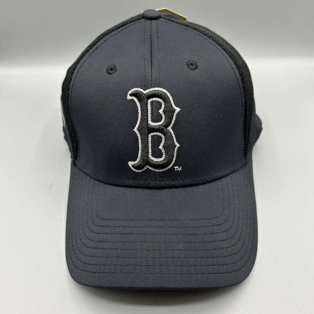 Boston Red Sox MLB Trucker Hat Men Black The Game Snap Back Cap New